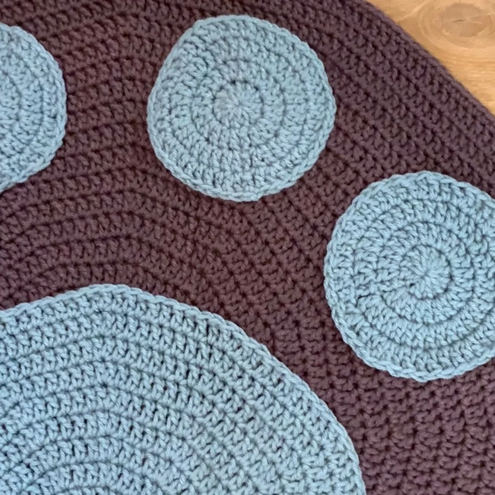 handmade crochet dog bed